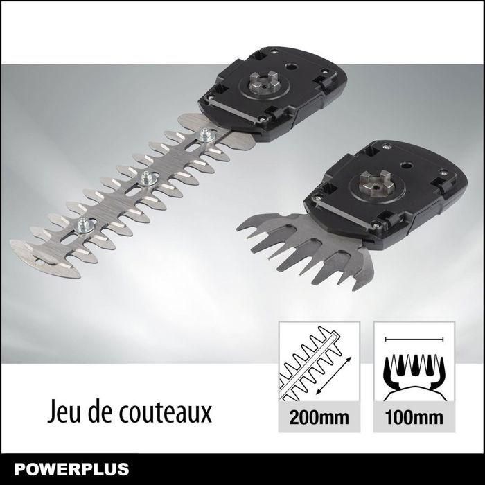 POWERPLUS Tijeras cortacésped y escultores de setos 7.2V - Ancho de corte: 100 mm 2 POWERPLUS Tijeras cortacésped y escultores de setos 7.2V - Ancho de corte: 100 mm 2