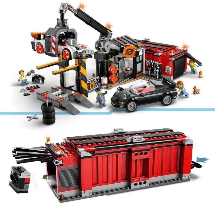 LEGO 60472: City Depósito de chatarra de coches - Juguete de construcción para niños y niñas 7+ años 4