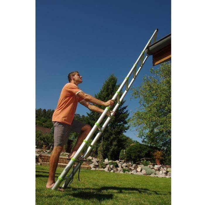 Fieldmann FZZ 4002 Escalera telescópica de aluminio para bricolaje y uso profesional 3