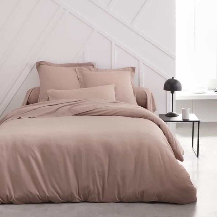 Hoy esencial hoy Charg - 160 x 200+30 cm - 2 personas - 100% une algodón - rosa de arena 1 Hoy esencial hoy Charg - 160 x 200+30 cm - 2 personas - 100% une algodón - rosa de arena 1