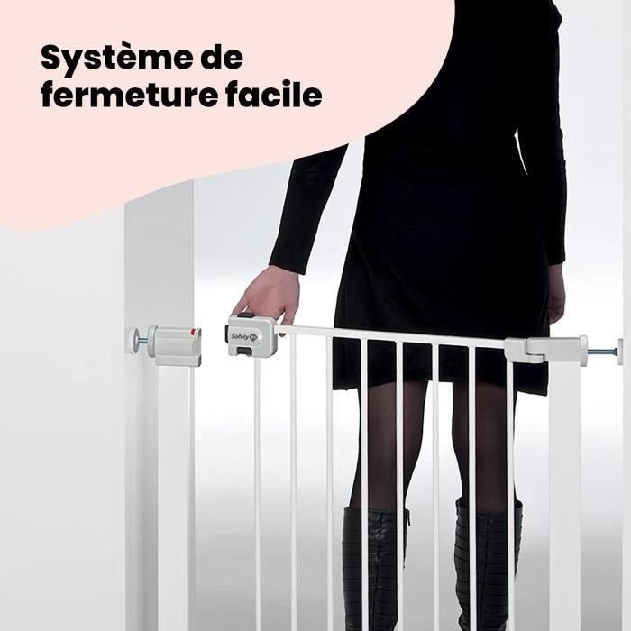 SEGURIDAD 1er Barrera de seguridad para niños Easy Close - Metal - Blanco 3 SEGURIDAD 1er Barrera de seguridad para niños Easy Close - Metal - Blanco 3