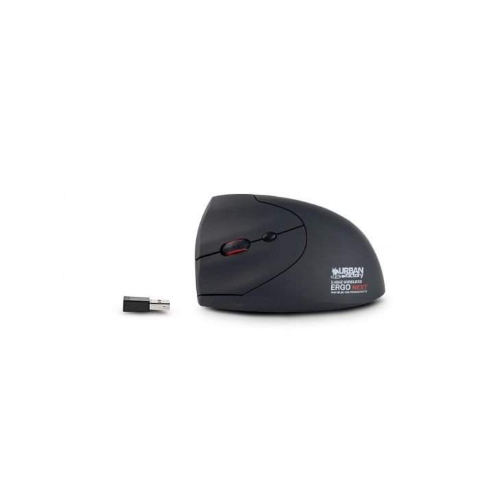Ratón Urban Factory EML20UF-N Negro 1600 dpi 3 Ratón Urban Factory EML20UF-N Negro 1600 dpi 3