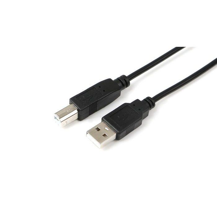 MicroConnect Cable USB 2.0 Tipo A-B 5m, 480 Mbps para Escáneres, Impresoras y Conexión a Host USB