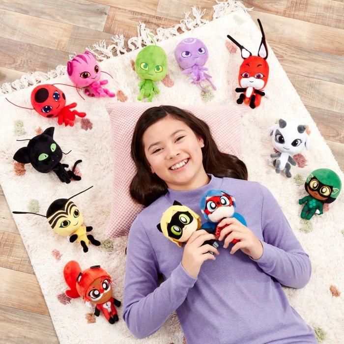 Peluche Ziggy 15 cm - BANDAI - Miraculous - Peluche suave Kwami 1 Peluche Ziggy 15 cm - BANDAI - Miraculous - Peluche suave Kwami 1