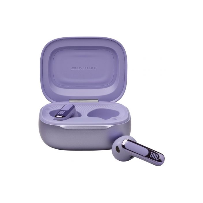 Auriculares Bluetooth JBL Live Flex 3 con estuche de carga/ Autonomía 10h/ Purpura 1