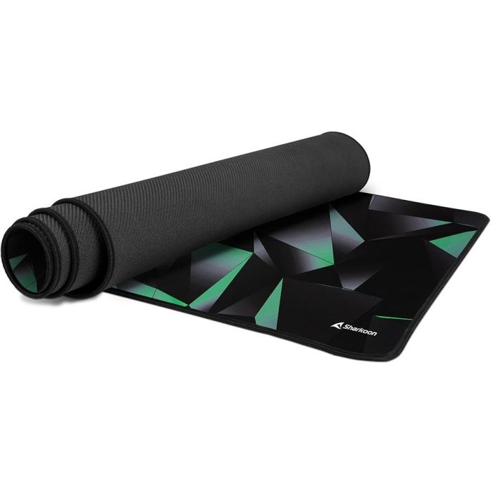 Sharkoon SKILLER SGP30 Alfombrilla de ratón para juegos, base antideslizante, gran tamaño y alta precisión, Negro, Verde, Gris 2 Sharkoon SKILLER SGP30 Alfombrilla de ratón para juegos, base antideslizante, gran tamaño y alta precisión, Negro, Verde, Gris 2