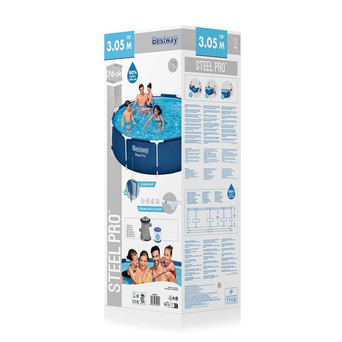 Piscina Desmontable Bestway 305 x 76 cm 305 x 305 x 76 cm 2 Piscina Desmontable Bestway 305 x 76 cm 305 x 305 x 76 cm 2