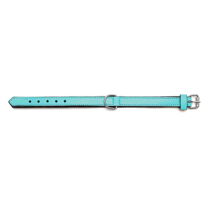 Collar Piel Acolchado 30 cm X 15 mm Turquesa 2 Collar Piel Acolchado 30 cm X 15 mm Turquesa 2