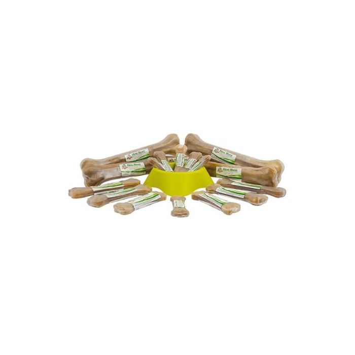 Croci Hueso King Bone 15 cm - 75 gr, Snack Natural de Piel Bovina para Higiene Dental