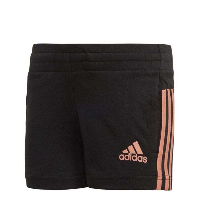 Pantalones Cortos Deportivos para Niños Adidas Knitted Negro 0 Pantalones Cortos Deportivos para Niños Adidas Knitted Negro 0