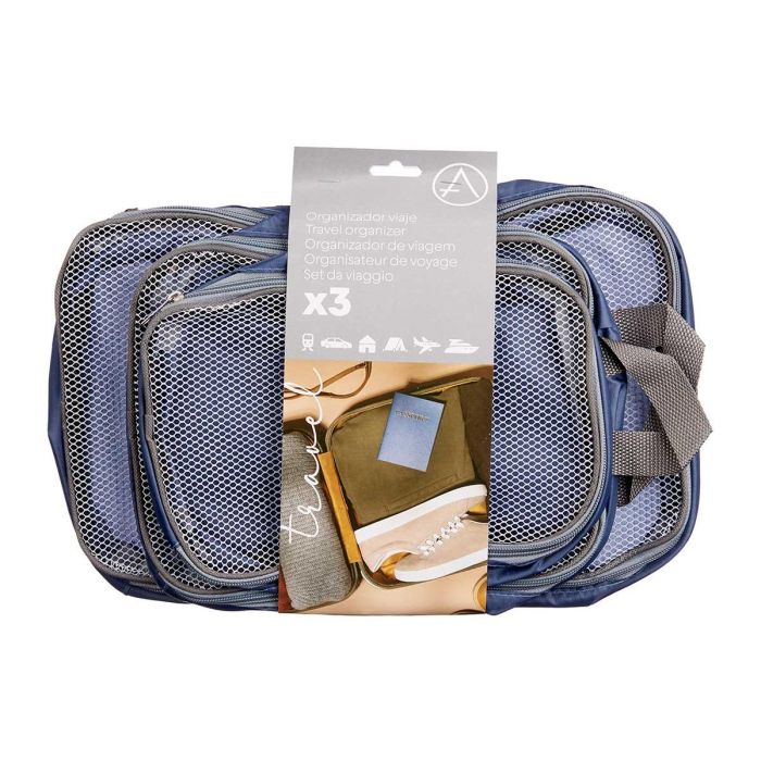 Set 3 Bolsas Viaje Gris Arte Regal 37X2CM (12 Unidades) 1 Set 3 Bolsas Viaje Gris Arte Regal 37X2CM (12 Unidades) 1