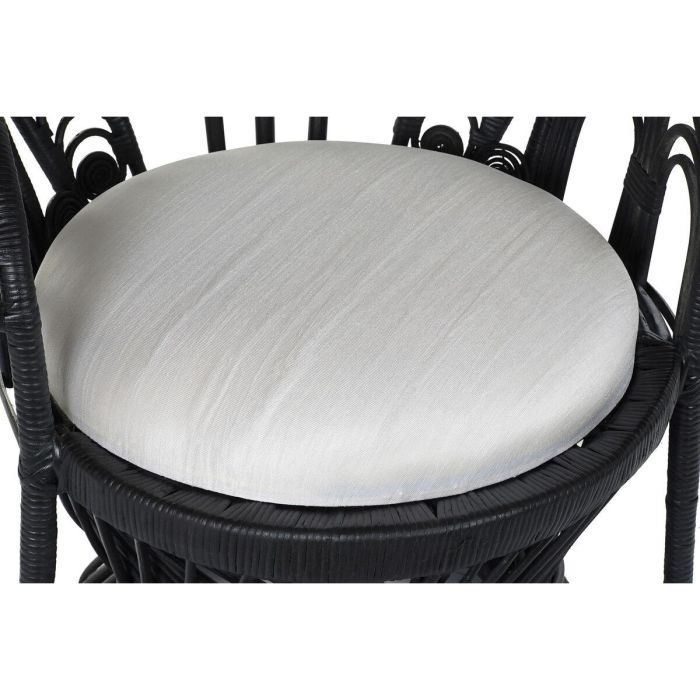 Sillon Balines DKD Home Decor Negro Blanco 66 x 140 x 96 cm 2