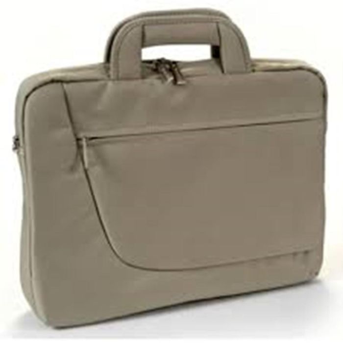 Unykach 50358 Maletín Fashion Lady para Portátiles 15.4" Crema con Protección Antigolpes y Antirayaduras