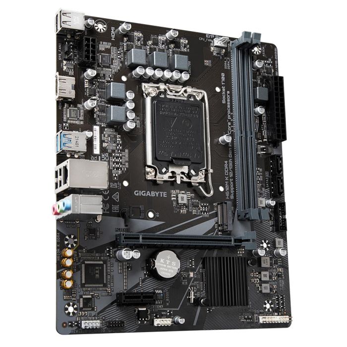 Gigabyte 9MH610MK-00-20 Placa Base Micro ATX H610M K DDR4 Socket 1700 Intel H610 PCIe 4.0 M.2 NVMe Compatible Intel Core 12ª/13ª Gen 2 Gigabyte 9MH610MK-00-20 Placa Base Micro ATX H610M K DDR4 Socket 1700 Intel H610 PCIe 4.0 M.2 NVMe Compatible Intel Core 12ª/13ª Gen 2