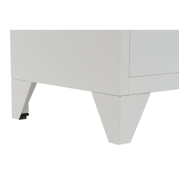 Mueble de TV Home ESPRIT Blanco Metal 120 x 40 x 58 cm 2 Mueble de TV Home ESPRIT Blanco Metal 120 x 40 x 58 cm 2