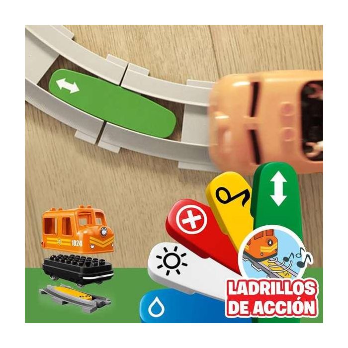 Juego de construccion tren de mercancías lego duplo 22