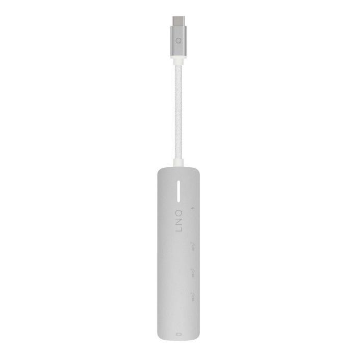 Hub USB Linq Byelements LQ49051 Blanco Gris 3