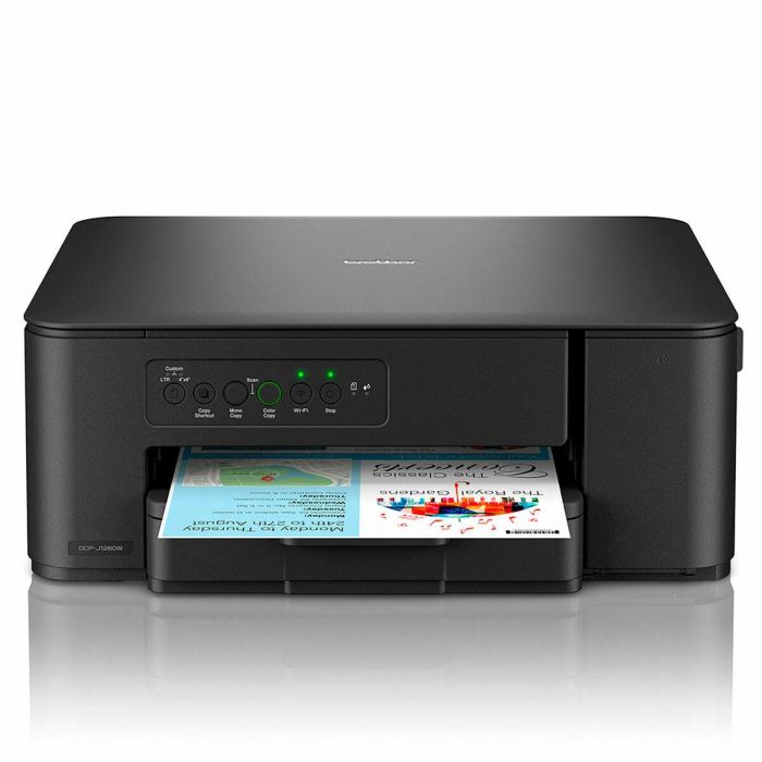Brother DCP-J1260W Impresora Multifunción Color Inyección de Tinta WiFi 3 en 1 para Casa y Oficina