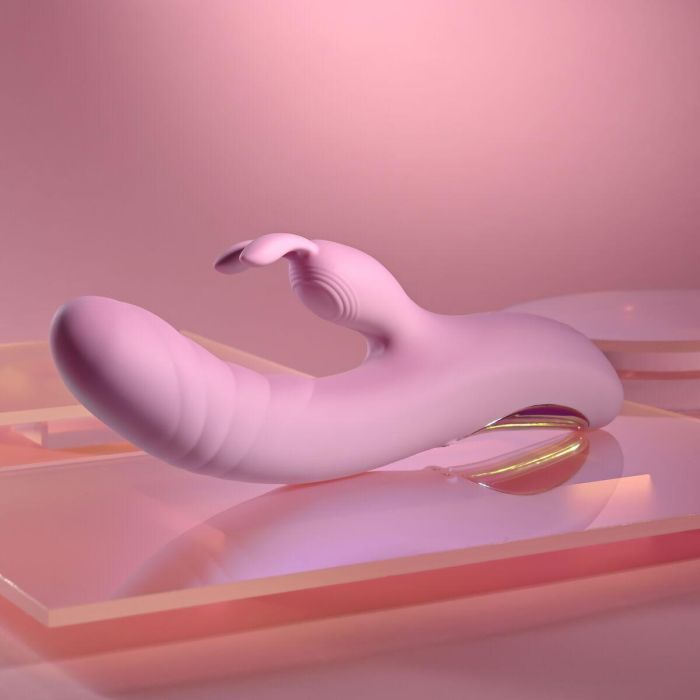 Vibrador Doble Estimulación Evolved Playboy Rosa 18 Vibrador Doble Estimulación Evolved Playboy Rosa 18