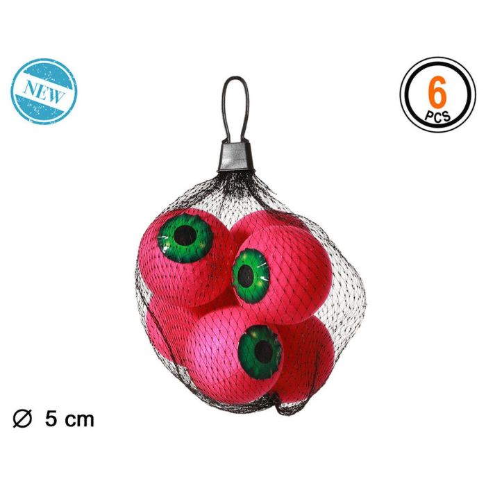 Decoración para Halloween Rosa 10 cm Ojos 1 Decoración para Halloween Rosa 10 cm Ojos 1