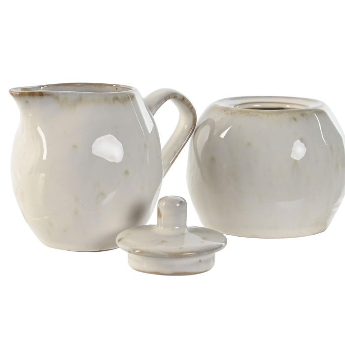 Azucarero Moderno DKD Home Decor Blanco 9 x 10 x 9 cm Set de 2 1 Azucarero Moderno DKD Home Decor Blanco 9 x 10 x 9 cm Set de 2 1