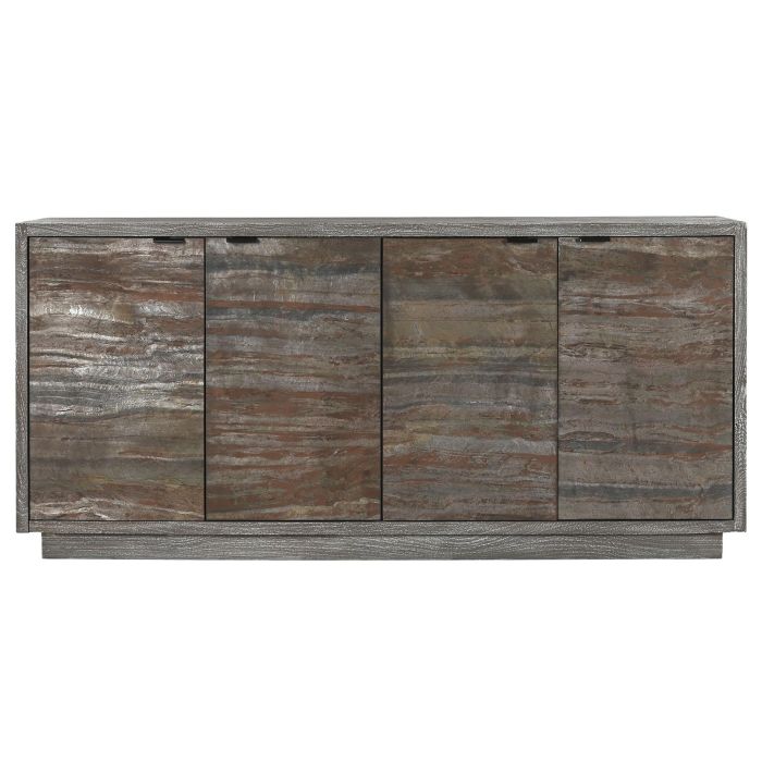 Buffet Moderno DKD Home Decor Gris 40 x 81 x 175 cm Buffet Moderno DKD Home Decor Gris 40 x 81 x 175 cm