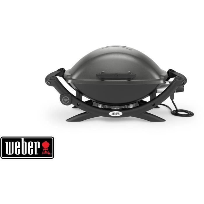 Barbacoa eléctrica WEBER Q 1400 - Negro Gris Barbacoa eléctrica WEBER Q 1400 - Negro Gris