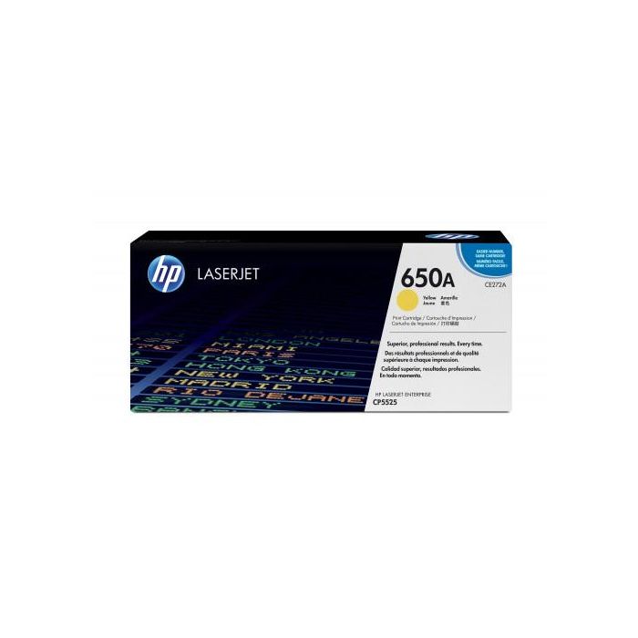 HP 650A Toner HP650A Amarillo (CE272A)