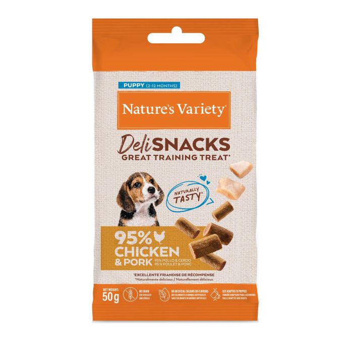 Nature’S V Deli Snacks Pollo para Cachorros 12x500 gr