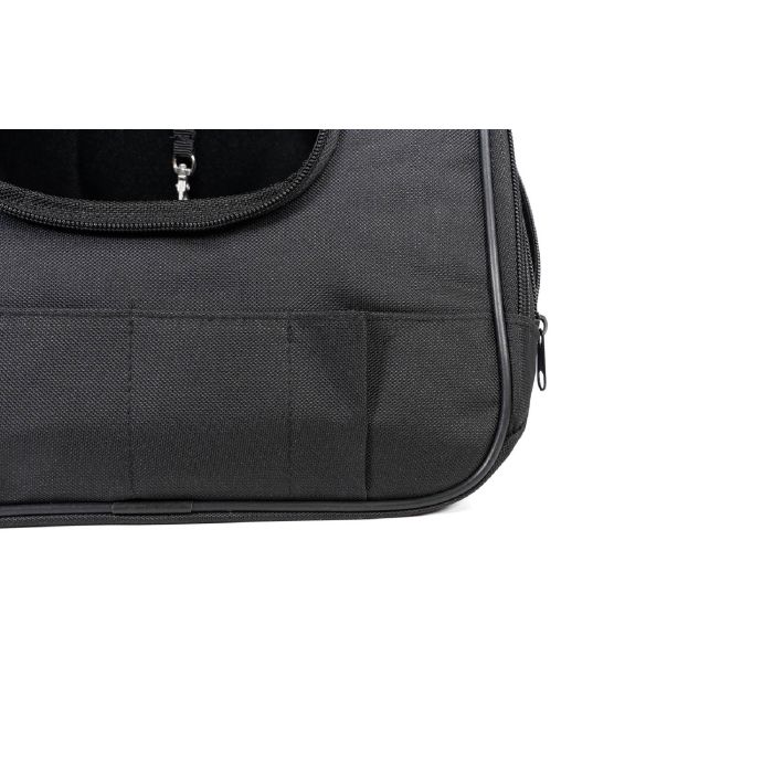 Mochila Canguro Práctica Negra de Poliéster 30x20x34cm, Diseño Ligero y Discreto, Peso Máx. 3.5kg 4 Mochila Canguro Práctica Negra de Poliéster 30x20x34cm, Diseño Ligero y Discreto, Peso Máx. 3.5kg 4