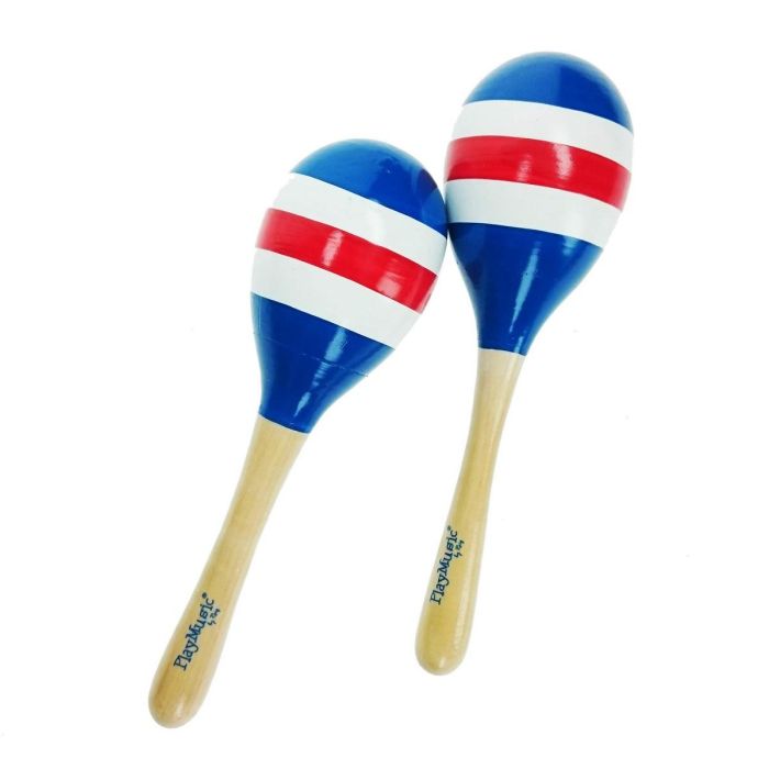 Maracas de madera pintada Maracas de madera pintada