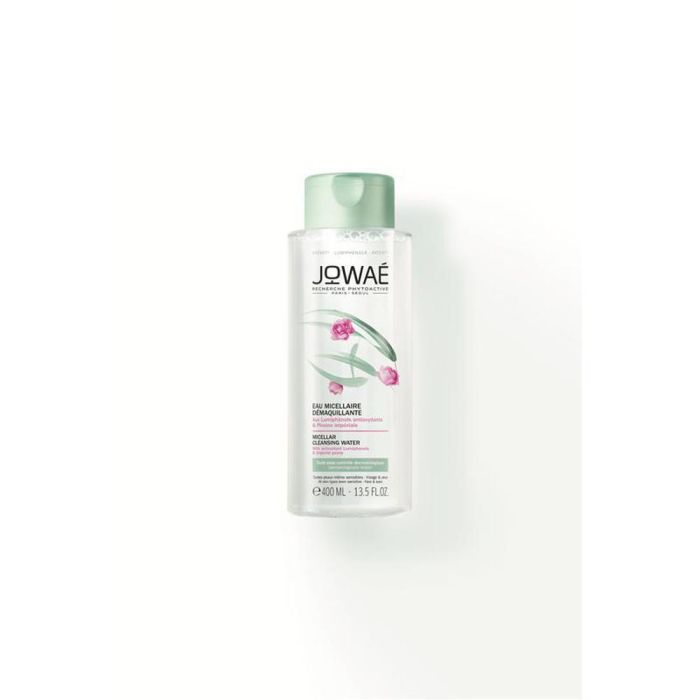 Jowaé Agua Micelar Limpiadora Cleansing Micellar Water con Peonía y Lumifenoles, Desmaquilla y Purifica Todo Tipo de Pieles 400 ml