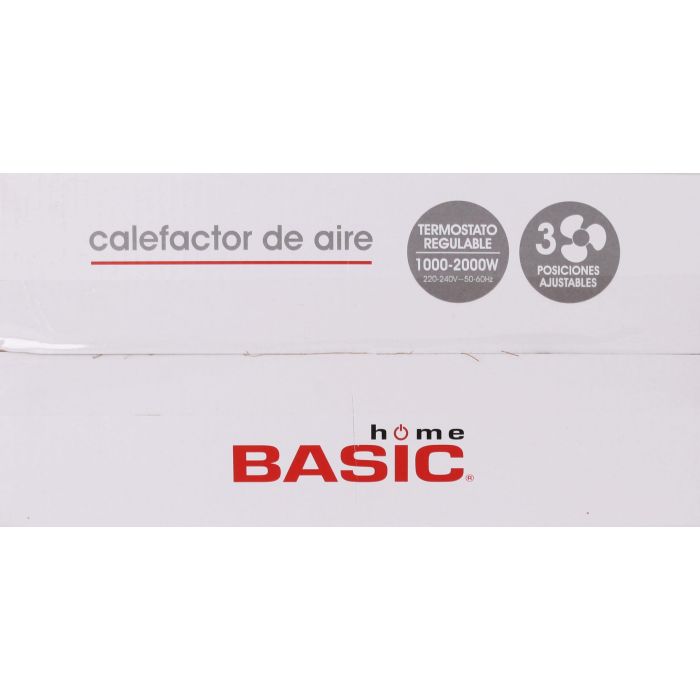 Calefactor de Aire Basic Home 1000-2000W 2 Posiciones (4 Unidades) 4 Calefactor de Aire Basic Home 1000-2000W 2 Posiciones (4 Unidades) 4