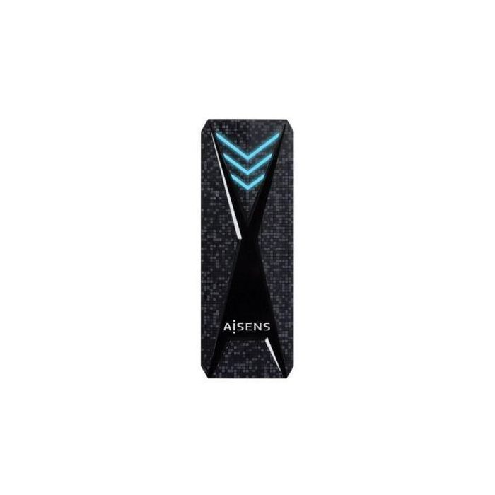 Aisens Caja Externa M.2 NVMe RGB Gaming USB 3.2 Gen2 para SSD M.2, Compatible con 2230/2242/2260/2280, Negra Aisens Caja Externa M.2 NVMe RGB Gaming USB 3.2 Gen2 para SSD M.2, Compatible con 2230/2242/2260/2280, Negra