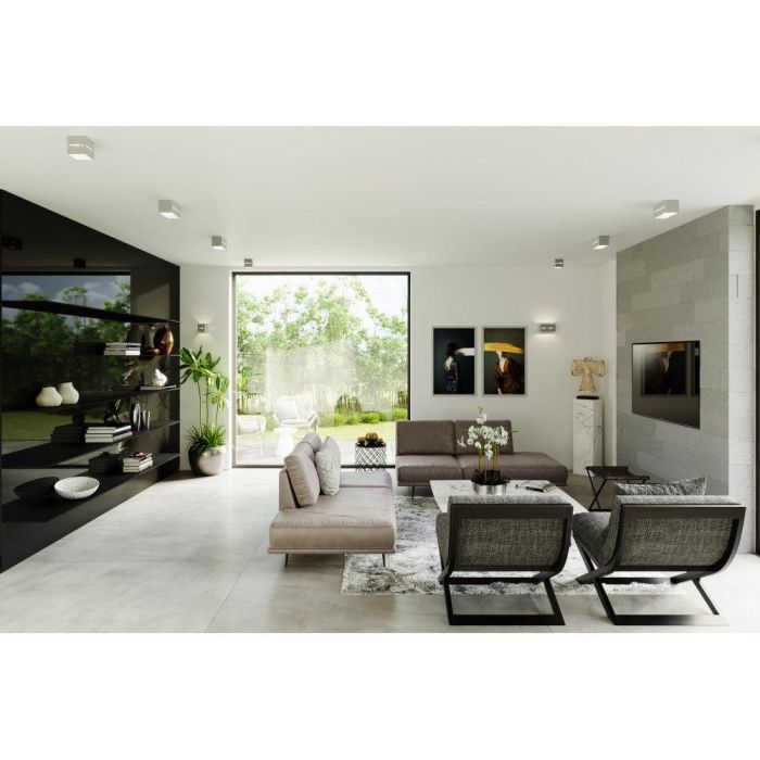 Lobo SOL-SL.0383 Lámpara de Techo Spotlight de Aluminio, Diseño Moderno Rectangular con Dos Bombillas para Espacios Minimalistas 12 Lobo SOL-SL.0383 Lámpara de Techo Spotlight de Aluminio, Diseño Moderno Rectangular con Dos Bombillas para Espacios Minimalistas 12