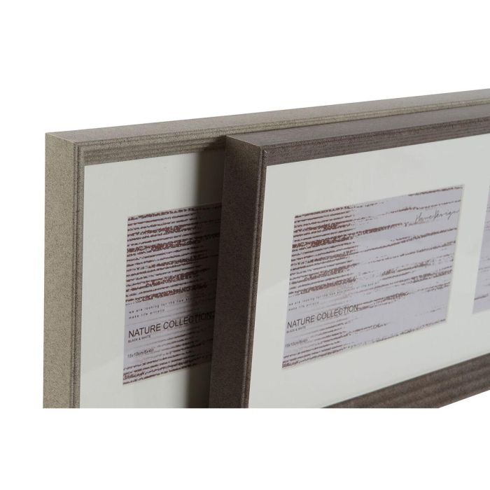 Marco Multifoto Urban DKD Home Decor Natural Marron 3 x 18 x 56 cm (2 Unidades) 2 Marco Multifoto Urban DKD Home Decor Natural Marron 3 x 18 x 56 cm (2 Unidades) 2