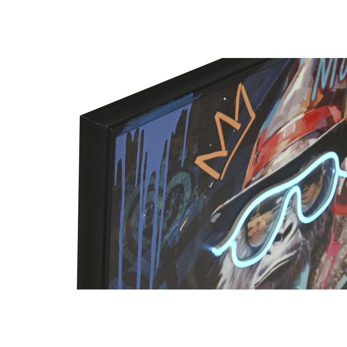 Cuadro Loft DKD Home Decor Negro Multicolor 3.7 x 83 x 83 cm (2 Unidades) 2 Cuadro Loft DKD Home Decor Negro Multicolor 3.7 x 83 x 83 cm (2 Unidades) 2