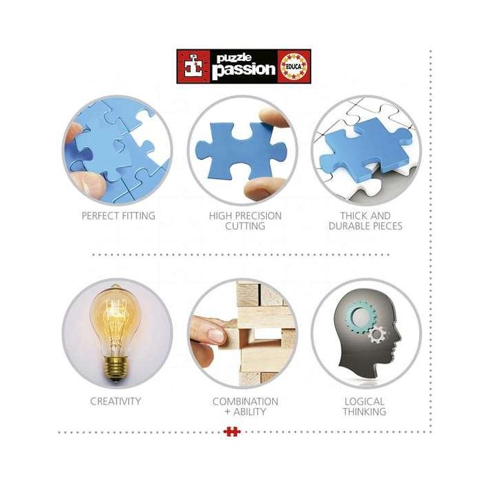 Educa Puzzle 12-16-20-25 piezas Ciudad de Conejitos +3 años