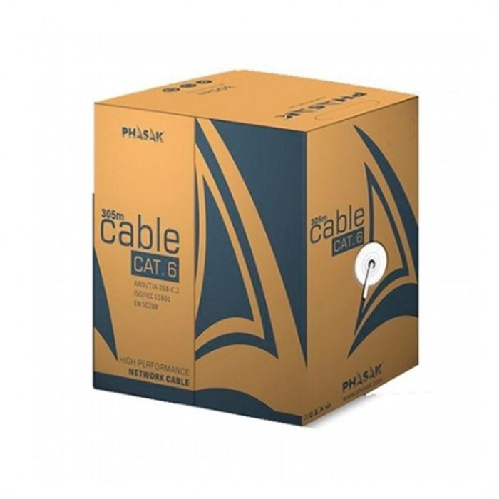 Phasak PHR 6301 Cable UTP Cat.6 Sólido AWG23 LSZH 305m Gris
