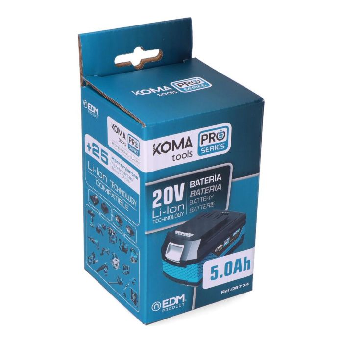 Koma Tools 20v-b5 Batería Li-ion 20 V 5.0 Ah Pro Series para Gama Koma Tools 2