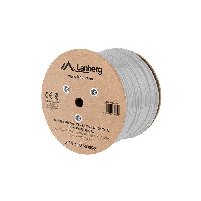 Lanberg LCS7L-11CU-0305-S Bobina Cat.7 S/FTP 305M 100000 Mbit/s 0 Lanberg LCS7L-11CU-0305-S Bobina Cat.7 S/FTP 305M 100000 Mbit/s 0