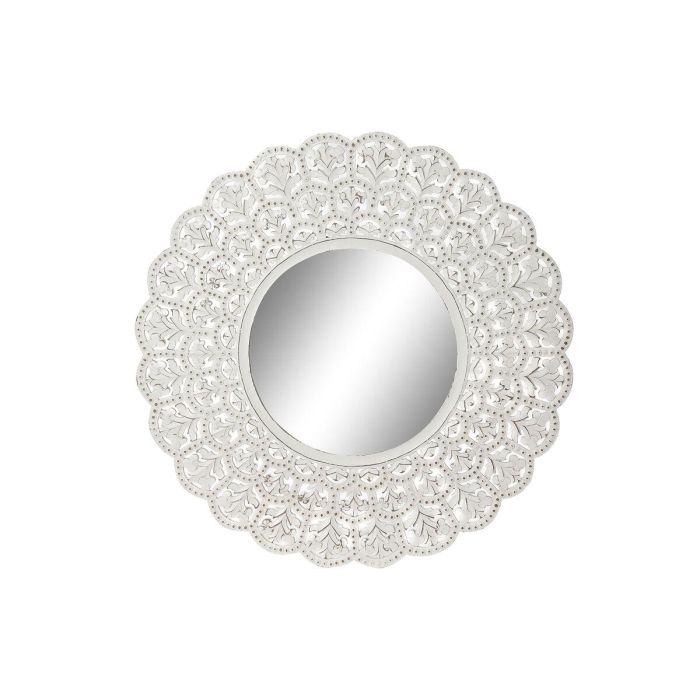Espejo de pared Home ESPRIT Blanco Indio Decapé 89 x 2 x 89 cm 0 Espejo de pared Home ESPRIT Blanco Indio Decapé 89 x 2 x 89 cm 0