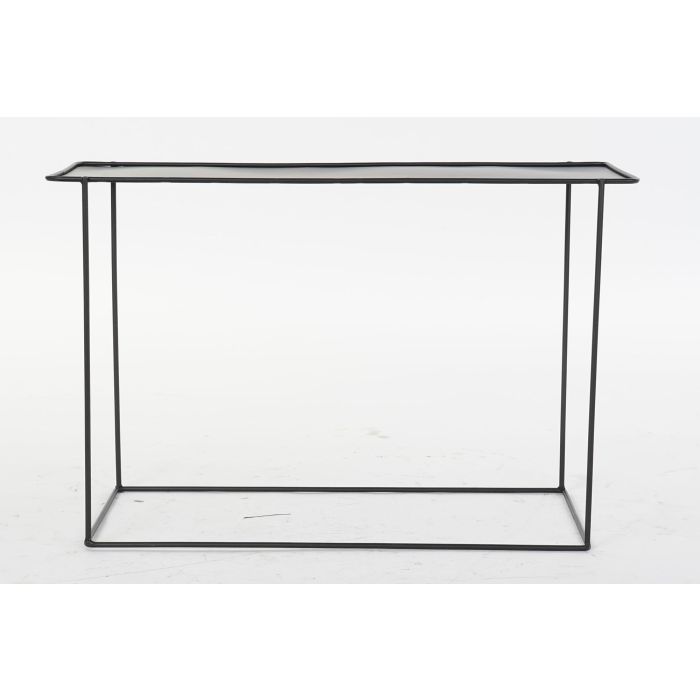 DKD Home Decor Consola Moderna Morden Court de Metal Azul y Negro, Doble Cara con 1 Estantería, 27.5x65x80 cm (Set de 2) 3 DKD Home Decor Consola Moderna Morden Court de Metal Azul y Negro, Doble Cara con 1 Estantería, 27.5x65x80 cm (Set de 2) 3