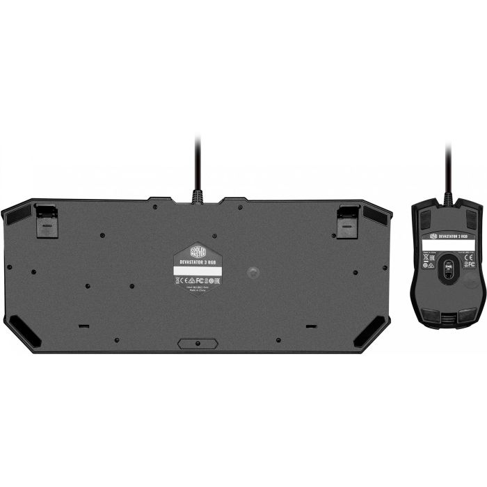 Cooler Master DEVASTATOR 3 [DE] 6 Zonen RGB revised Version - Combo Teclado Ratón Gaming USB Alámbrico QWERTZ Alemán Membrana