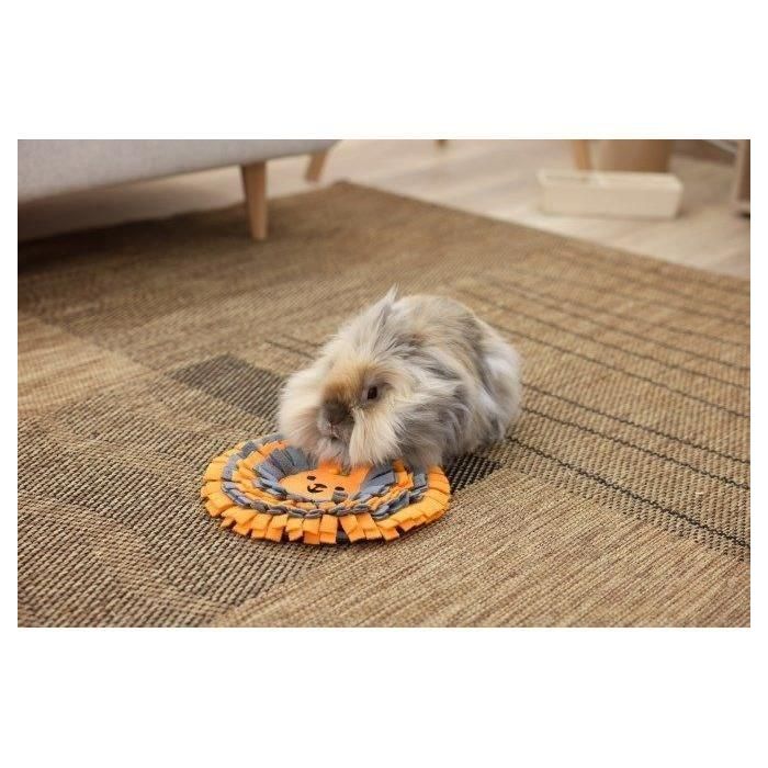 Alfombra olfateadora para conejos - KERBL - Ø25 cm - Agarre lúdico - Antideslizante 2 Alfombra olfateadora para conejos - KERBL - Ø25 cm - Agarre lúdico - Antideslizante 2