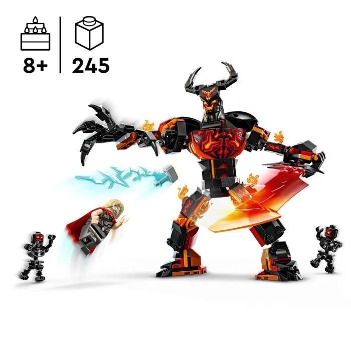 LEGO 76289 Minifigura para construir Thor vs. Surtur, Set de Superhéroe Marvel 1 LEGO 76289 Minifigura para construir Thor vs. Surtur, Set de Superhéroe Marvel 1