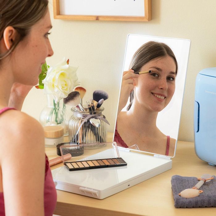 Espejo para baño con luz LED y visión 360º InnovaGoods 8 Espejo para baño con luz LED y visión 360º InnovaGoods 8