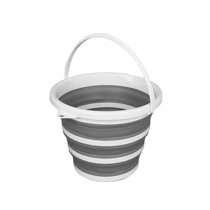 Confortime Cubo Plegable de Plástico 10 Litros 33x33x24.5 cm (12 Unidades) 8