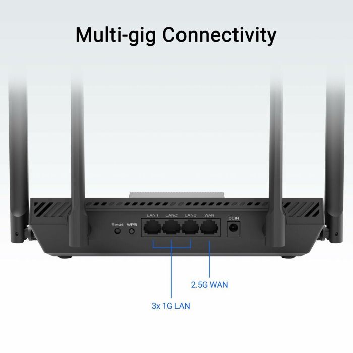 Router Asus 90IG09U0-MO3S00 Negro RJ45 Ethernet LAN 4 Router Asus 90IG09U0-MO3S00 Negro RJ45 Ethernet LAN 4