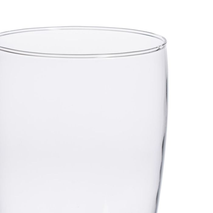 Jarrón Decoración Transparente Cristal 14 X 14 X 25 cm